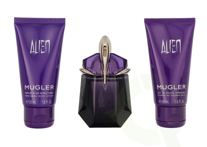 Thierry Mugler Alien Giftset 130 ml Edp Spray Refillable 30ml/Shower Milk 50ml/Body Lotion 50ml in the group BEAUTY & HEALTH / Gift sets / Gift sets for her at TP E-commerce Nordic AB (C64228)