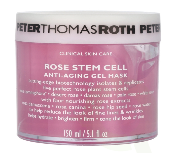 P.T. Roth Rose Stem Cell Anti-Aging Gel Mask 150 ml in the group BEAUTY & HEALTH / Skin care / Face / Masks at TP E-commerce Nordic AB (C64278)