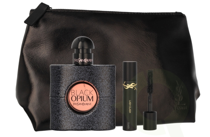 Yves Saint Laurent YSL Black Opium Giftset 52 ml Edp Spray 50ml/Mascara 2ml/Pouch in the group BEAUTY & HEALTH / Gift sets / Gift sets for her at TP E-commerce Nordic AB (C64312)