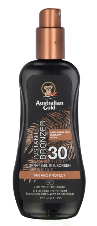 Australian Gold Spray Gel Instant Bronzer SPF30 237 ml in the group BEAUTY & HEALTH / Skin care / Tanning / Sunscreen at TP E-commerce Nordic AB (C64351)