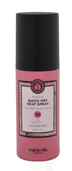 Maria Nila Quick Dry Heat Spray 150 ml in the group BEAUTY & HEALTH / Hair & Styling / Hair care / Heat protectant at TP E-commerce Nordic AB (C64375)