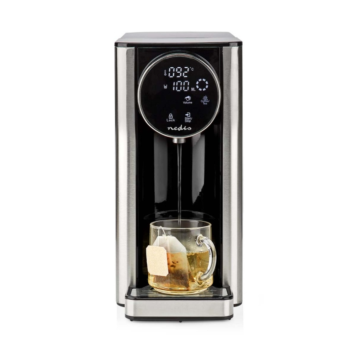 Nedis Hot Water Dispenser | 2600 W | 2.7 l | Aluminium / Black in the group HOME, HOUSEHOLD & GARDEN / Household appliances / Water & Juice / Kettles at TP E-commerce Nordic AB (C64420)