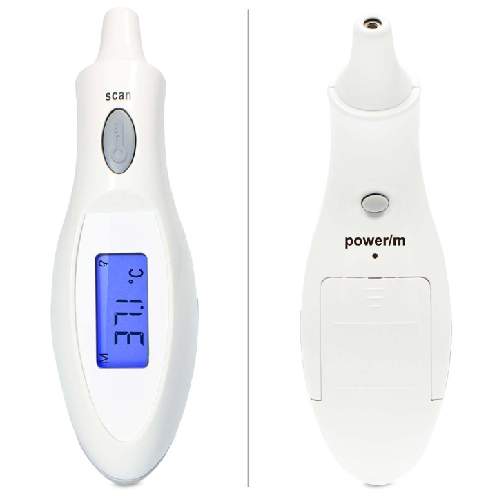Alecto BC-27 Infrared ear thermometer white in the group BEAUTY & HEALTH / Health care / Thermometers for fever at TP E-commerce Nordic AB (C64464)