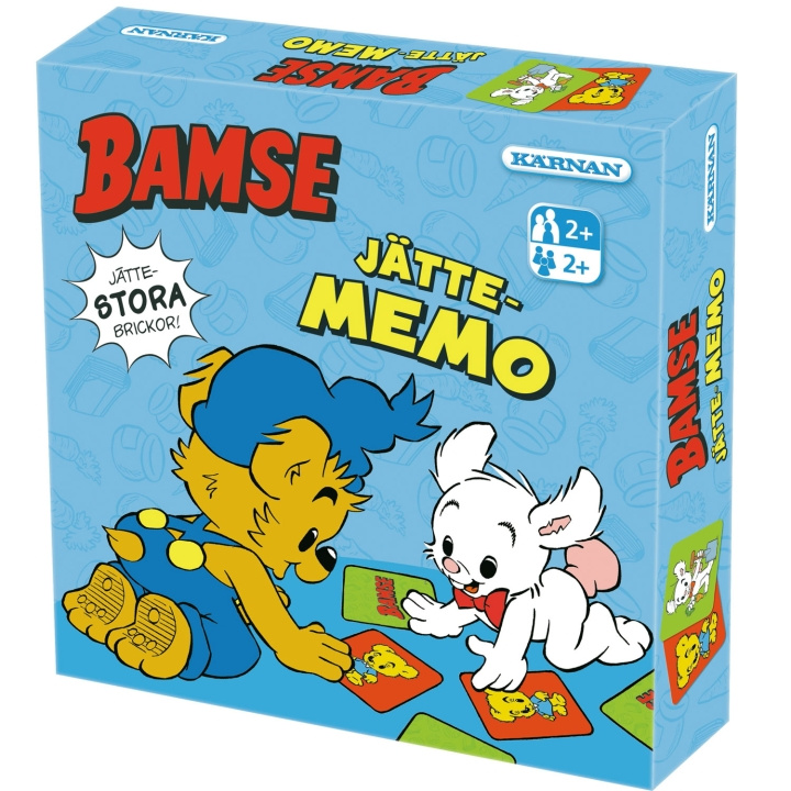 Kärnan Bamse Jättememo in the group TOYS, KIDS & BABY PRODUCTS / Toys / Board games / Children\'s games at TP E-commerce Nordic AB (C64555)