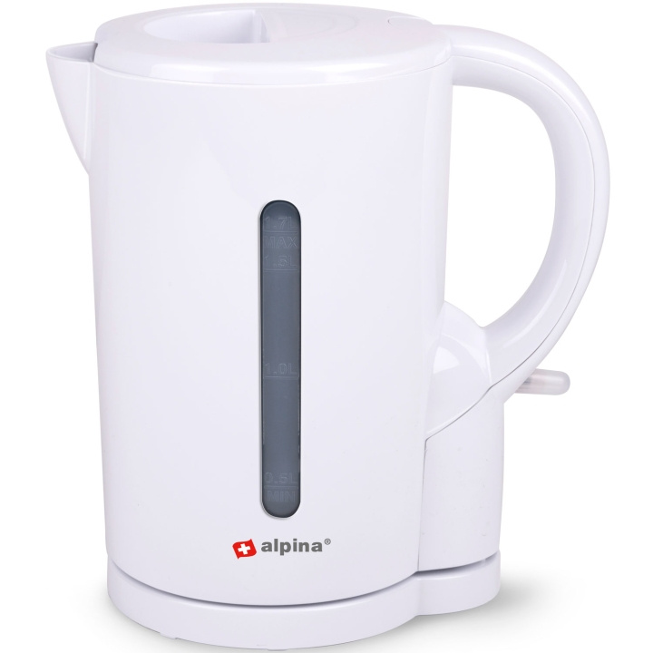 Alpina Kettle 1,7 Liter White in the group HOME, HOUSEHOLD & GARDEN / Household appliances / Water & Juice / Kettles at TP E-commerce Nordic AB (C64560)