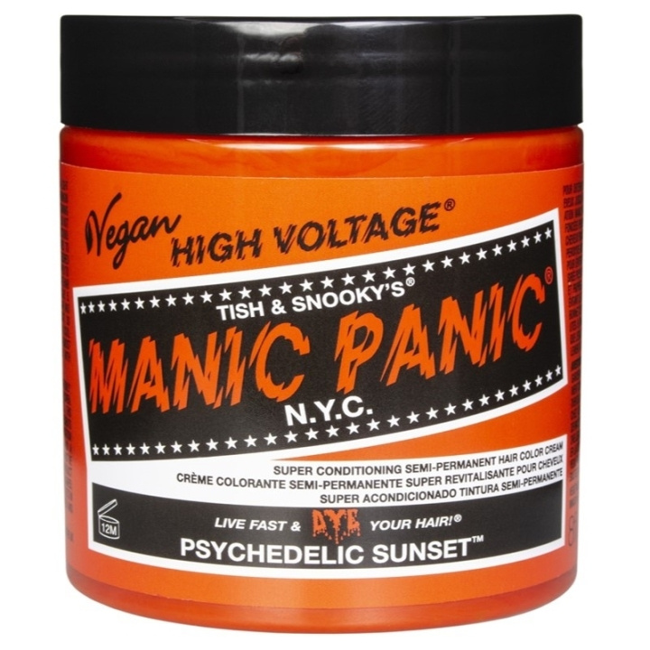 Manic Panic Psychedelic Sunset Classic Creme 237ml in the group BEAUTY & HEALTH / Hair & Styling / Hair care / Hair Dye / Hair Dye & Color bombs at TP E-commerce Nordic AB (C64562)