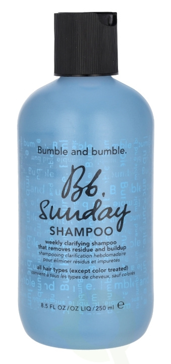 Bumble and Bumble Bumble & Bumble Sunday Shampoo 250 ml All hair types (except color treated) in the group BEAUTY & HEALTH / Hair & Styling / Hair care / Schampoo at TP E-commerce Nordic AB (C64614)
