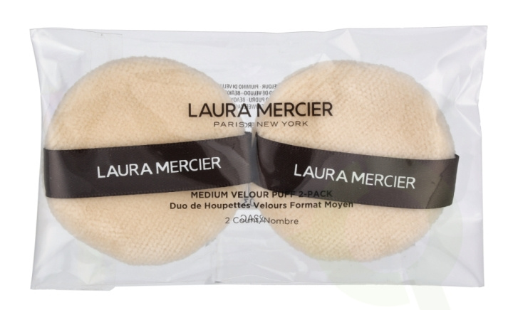 Laura Mercier Medium Velour Puff 2-Pack 1 piece 2pc in the group BEAUTY & HEALTH / Makeup / Tools & Make up set / Other tools at TP E-commerce Nordic AB (C64658)