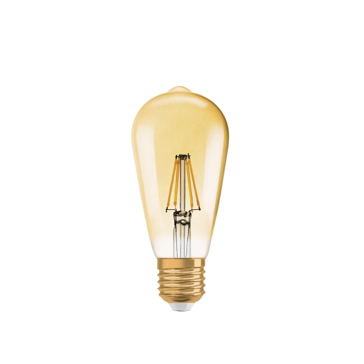 LEDVANCE LED 1906 Vintage Gold, 2,8W/21W, E27 Edison in the group HOME ELECTRONICS / Lighting / LED lamps at TP E-commerce Nordic AB (C64719)