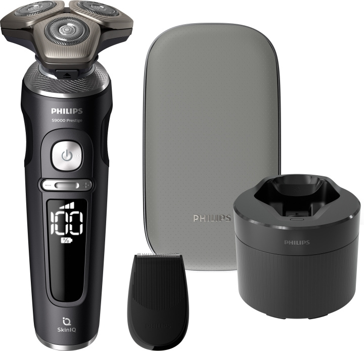 Philips S9000 Prestige SP9840/32 shaver with cleaning station in the group BEAUTY & HEALTH / Hair & Styling / Shaving & Trimming / Shavers at TP E-commerce Nordic AB (C64871)