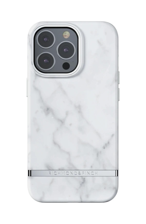 Richmond & Finch iPhone 13 Pro Freedom Case, White Marble in the group SMARTPHONE & TABLETS / Phone cases / Apple / iPhone 13 Pro / Cases at TP E-commerce Nordic AB (C64913)