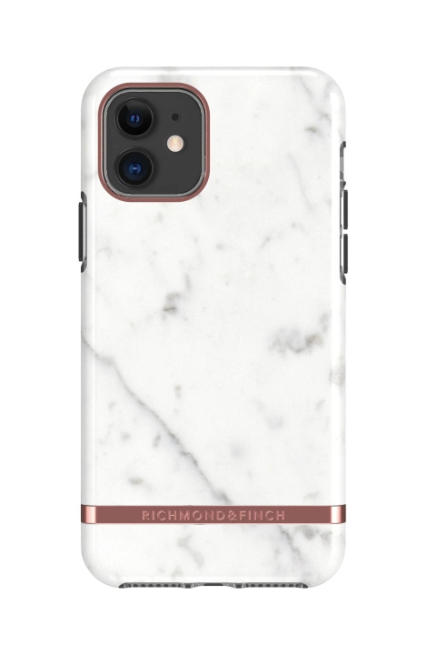 Richmond & Finch iPhone 11 Case, White Marble in the group SMARTPHONE & TABLETS / Phone cases / Apple / iPhone 11 / Cases at TP E-commerce Nordic AB (C64915)