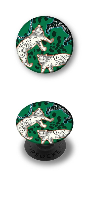 Richmond & Finch PopGrip Green Leopard in the group SMARTPHONE & TABLETS / Other accessories / Popsockets at TP E-commerce Nordic AB (C64924)