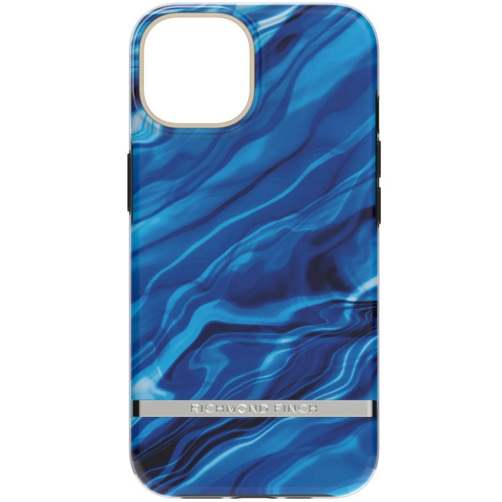 Richmond & Finch iPhone 14 case, Blue Waves in the group SMARTPHONE & TABLETS / Phone cases / Apple / iPhone 14 at TP E-commerce Nordic AB (C64939)