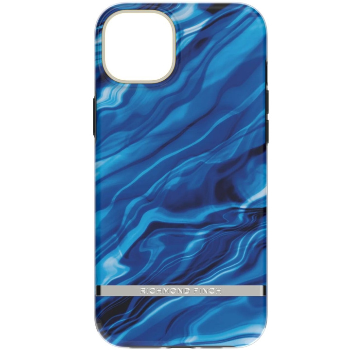 Richmond & Finch iPhone 14 Plus case, Blue Waves in the group SMARTPHONE & TABLETS / Phone cases / Apple / iPhone 14 at TP E-commerce Nordic AB (C64941)