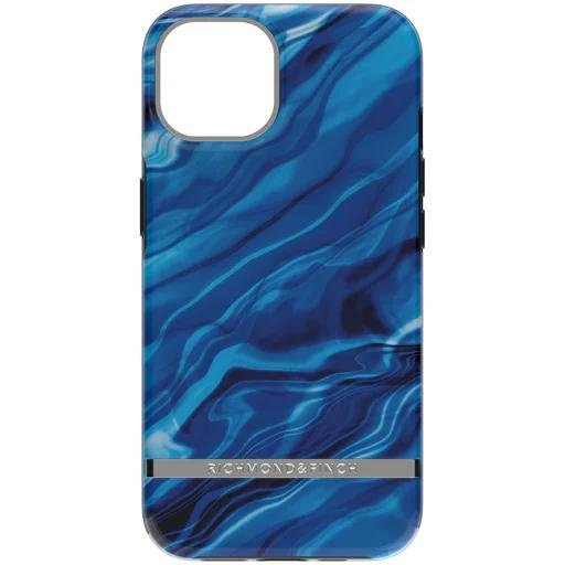 Richmond & Finch iPhone 13 case, Blue Waves in the group SMARTPHONE & TABLETS / Phone cases / Apple / iPhone 13 at TP E-commerce Nordic AB (C64943)