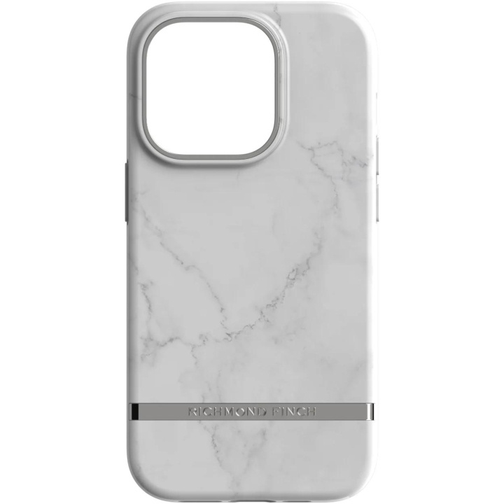 Richmond & Finch iPhone 14 Pro case, White Marble in the group SMARTPHONE & TABLETS / Phone cases / Apple / iPhone 14 at TP E-commerce Nordic AB (C64954)