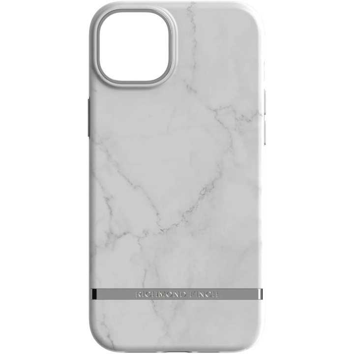 Richmond & Finch iPhone 14 Plus case, White Marble in the group SMARTPHONE & TABLETS / Phone cases / Apple / iPhone 14 at TP E-commerce Nordic AB (C64955)