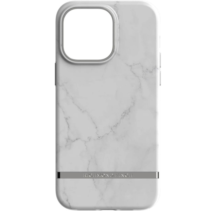 Richmond & Finch iPhone 14 Pro Max case, White Marble in the group SMARTPHONE & TABLETS / Phone cases / Apple / iPhone 14 at TP E-commerce Nordic AB (C64956)