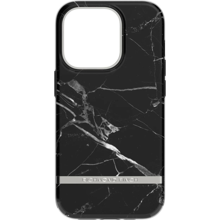 Richmond & Finch iPhone 14 Pro case, Black Marble in the group SMARTPHONE & TABLETS / Phone cases / Apple / iPhone 14 at TP E-commerce Nordic AB (C64957)