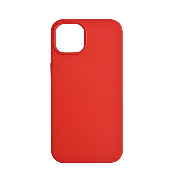 Essentials iPhone 13 silicone back cover, Red in the group SMARTPHONE & TABLETS / Phone cases / Apple / iPhone 13 at TP E-commerce Nordic AB (C64993)