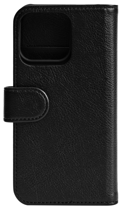 Essentials iPhone 13 Mini PU wallet, detachable, 3 card,Black in the group SMARTPHONE & TABLETS / Phone cases / Apple / iPhone 13 Mini at TP E-commerce Nordic AB (C65002)