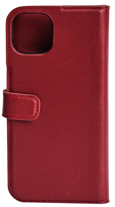 Essentials iPhone 13 leather wallet, detachable, Red in the group SMARTPHONE & TABLETS / Phone cases / Apple / iPhone 13 at TP E-commerce Nordic AB (C65010)