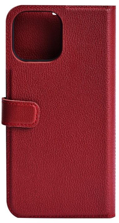 Essentials iPhone 13 Pro Max leather wallet, detachable, Red in the group SMARTPHONE & TABLETS / Phone cases / Apple / iPhone 13 Pro Max at TP E-commerce Nordic AB (C65015)
