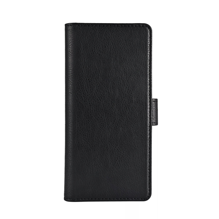 Essentials Motorola Edge 30 PU wallet, 3 cards, black in the group SMARTPHONE & TABLETS / Phone cases / Motorola at TP E-commerce Nordic AB (C65020)