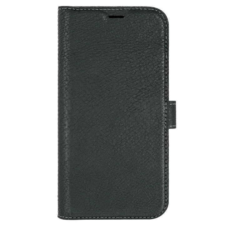 Essentials iPhone 12/12 Pro Leather wallet, detachable, Green in the group SMARTPHONE & TABLETS / Phone cases / Apple / iPhone 12 Pro at TP E-commerce Nordic AB (C65041)
