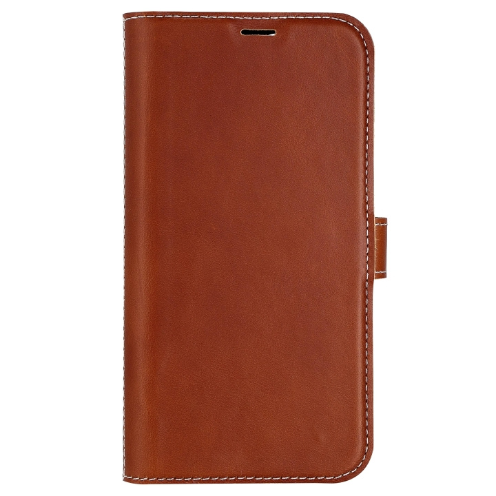 Essentials iPhone 12/12 Pro Leather wallet, detachable, Brown in the group SMARTPHONE & TABLETS / Phone cases / Apple / iPhone 12 Pro at TP E-commerce Nordic AB (C65042)