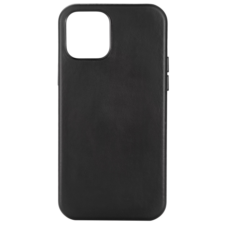 Essentials iPhone 12/12 Pro Leather Mag back cover, Black in the group SMARTPHONE & TABLETS / Phone cases / Apple / iPhone 12 Pro at TP E-commerce Nordic AB (C65044)