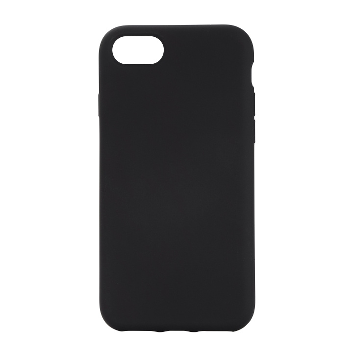 Essentials iPhone 6/7/8/SE (2020/2022) Silicone back cov,Blk in the group SMARTPHONE & TABLETS / Phone cases / Apple / iPhone SE (2nd gen & 3rd gen) / Cases at TP E-commerce Nordic AB (C65046)