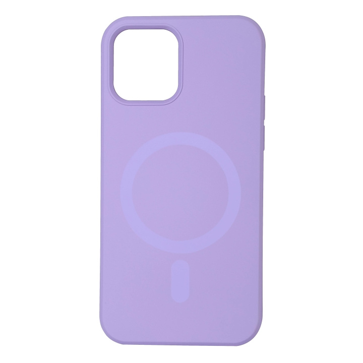Essentials iPhone 12/12 Pro Silicone Mag back cover, Purple in the group SMARTPHONE & TABLETS / Phone cases / Apple / iPhone 12 at TP E-commerce Nordic AB (C65050)