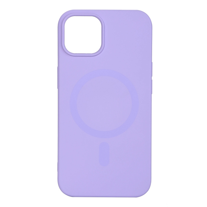 Essentials iPhone 13/14 Silicone Mag back cover, Purple in the group SMARTPHONE & TABLETS / Phone cases / Apple / iPhone 13 at TP E-commerce Nordic AB (C65054)