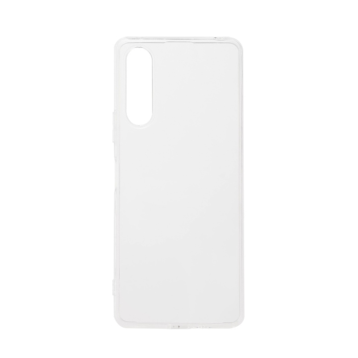 Essentials Sony Xperia 10 V TPU back cover, transparent in the group SMARTPHONE & TABLETS / Phone cases / Sony at TP E-commerce Nordic AB (C65072)