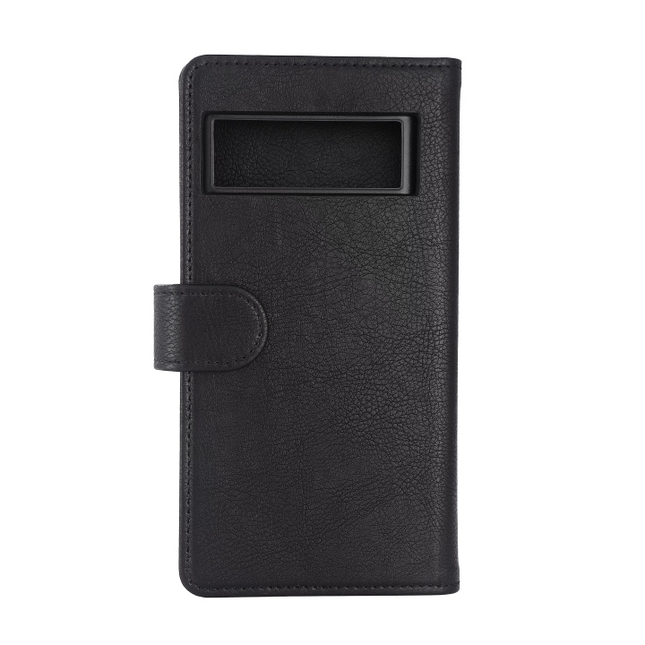 Essentials Google Pixel 6a PU wallet, detachable, 3 cards,blk in the group SMARTPHONE & TABLETS / Phone cases / Google at TP E-commerce Nordic AB (C65078)