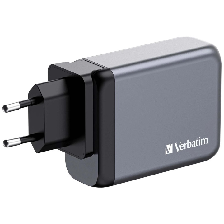 Verbatim GNC-100 GaN Charger 100W with 1 x USB-C® PD 100W in the group COMPUTERS & PERIPHERALS / Laptops & accessories / Computer chargers / Chargers for laptops / Universal at TP E-commerce Nordic AB (C65084)
