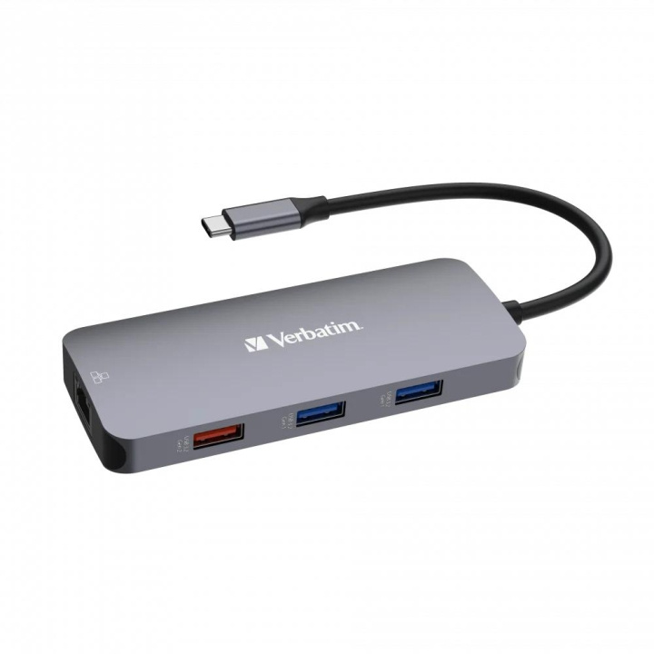 Verbatim USB-C Pro Multiport Hub 9 Port CMH-09 in the group COMPUTERS & PERIPHERALS / Computer accessories / USB-Hubs at TP E-commerce Nordic AB (C65090)