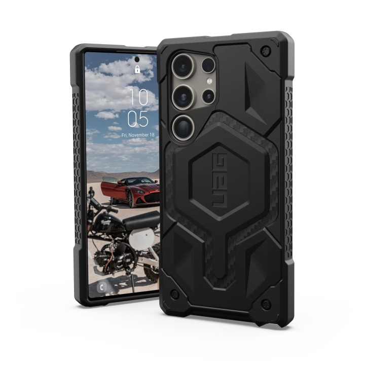 Urban Armor Gear Galaxy S24 Ultra Monarch Pro Carbon Fiber in the group SMARTPHONE & TABLETS / Phone cases / Samsung at TP E-commerce Nordic AB (C65119)