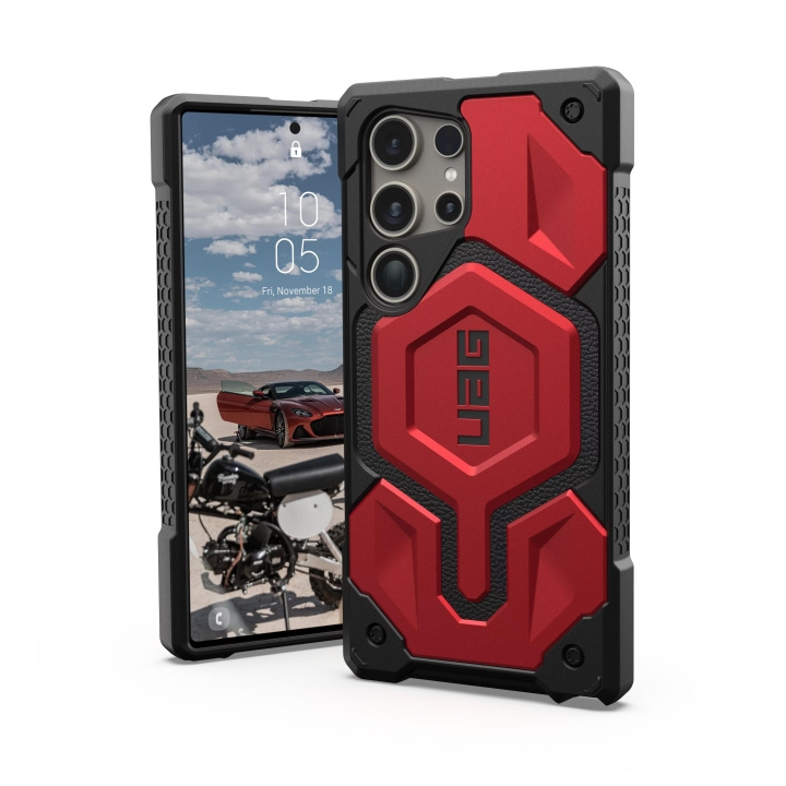Urban Armor Gear Galaxy S24 Ultra Monarch Pro Crimson in the group SMARTPHONE & TABLETS / Phone cases / Samsung at TP E-commerce Nordic AB (C65120)