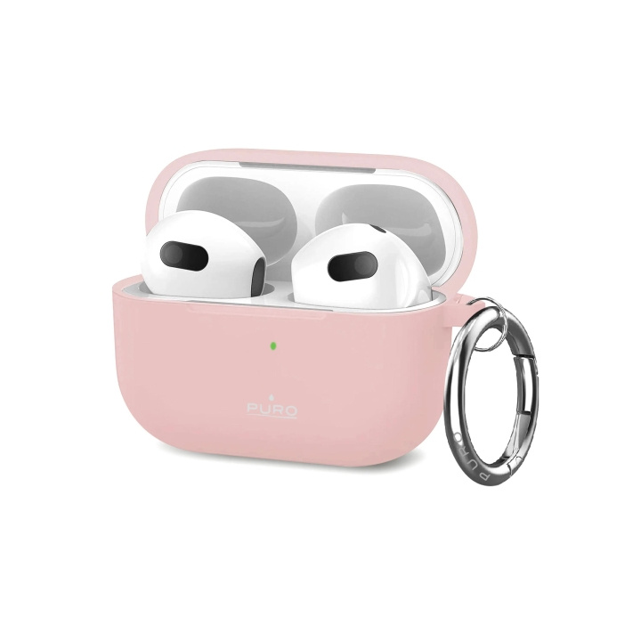Puro Apple Airpods 3 Icon Case w/hook, Rose in the group HOME ELECTRONICS / Audio & Picture / Headphones & Accessories / Accessories at TP E-commerce Nordic AB (C65295)