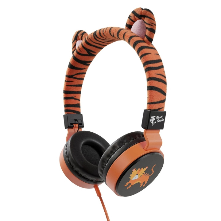 planetbuddies Tiger Furry Wired Headphones V2 in the group HOME ELECTRONICS / Audio & Picture / Headphones & Accessories / Headphones at TP E-commerce Nordic AB (C65318)
