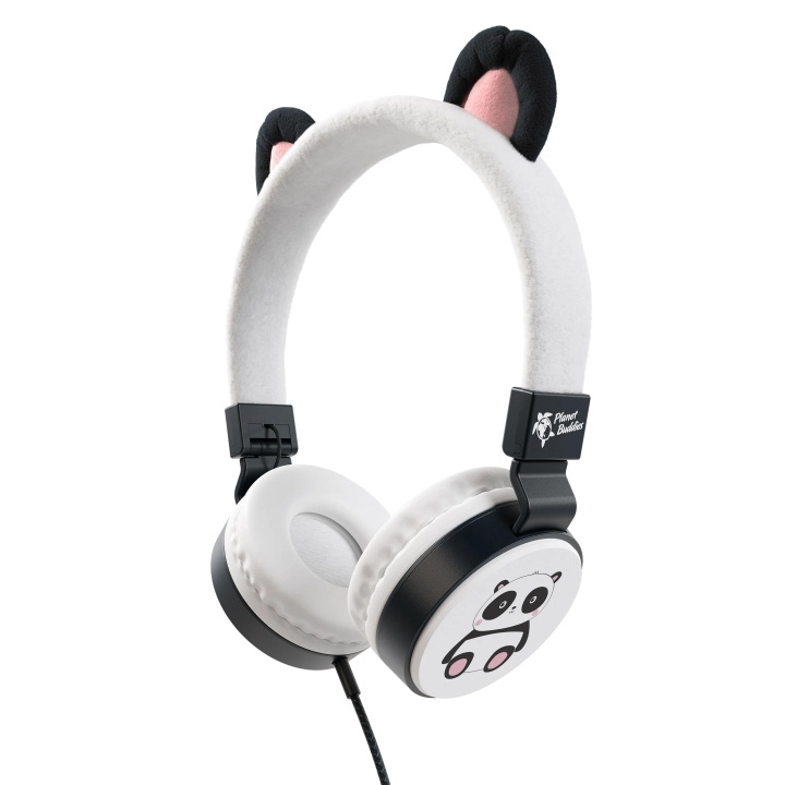 planetbuddies Panda Furry Wired Headphones V2 in the group HOME ELECTRONICS / Audio & Picture / Headphones & Accessories / Headphones at TP E-commerce Nordic AB (C65319)