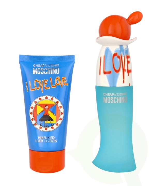 Moschino Cheap & Chic I Love Love Giftset 80 ml in the group BEAUTY & HEALTH / Gift sets / Gift sets for her at TP E-commerce Nordic AB (C65489)
