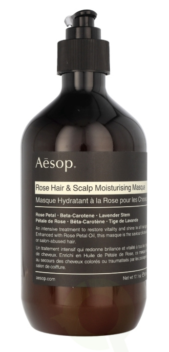AESOP Rose Hair & Scalp Moisturising Mask 500 ml in the group BEAUTY & HEALTH / Hair & Styling / Hair care / Hair Mask at TP E-commerce Nordic AB (C65668)