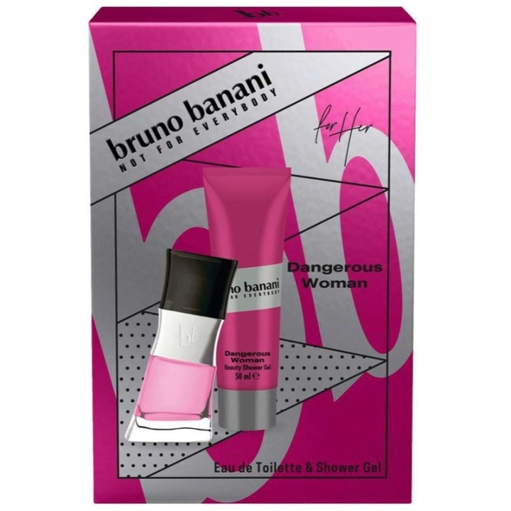 Bruno Banani Giftset Bruno Banani Dangerous Woman Edt 30ml + Shower Gel 50ml in the group BEAUTY & HEALTH / Gift sets / Gift sets for her at TP E-commerce Nordic AB (C65698)