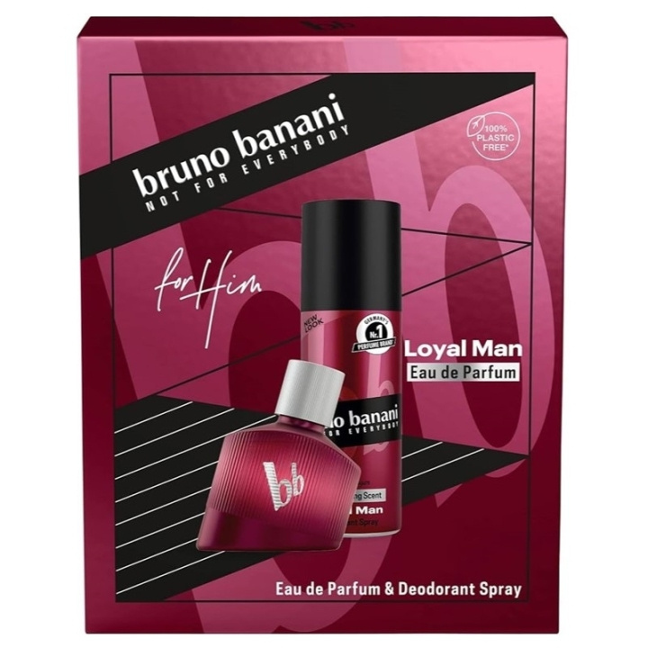 Bruno Banani Giftset Bruno Banani Loyal Man Edp 30ml + Deo Spray 50ml in the group BEAUTY & HEALTH / Gift sets / Gift sets for him at TP E-commerce Nordic AB (C65702)