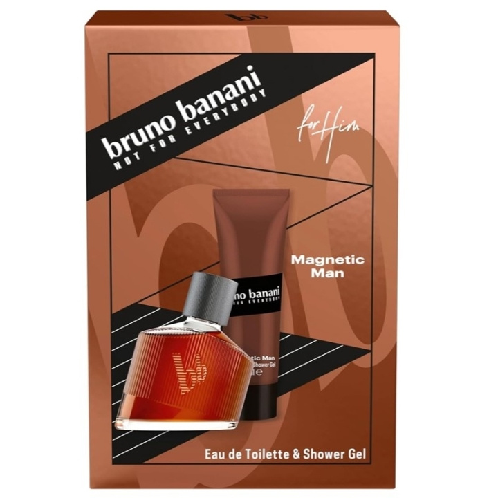 Bruno Banani Giftset Bruno Banani Magnetic Man Edt 30ml + Shower Gel 50ml in the group BEAUTY & HEALTH / Gift sets / Gift sets for him at TP E-commerce Nordic AB (C65703)