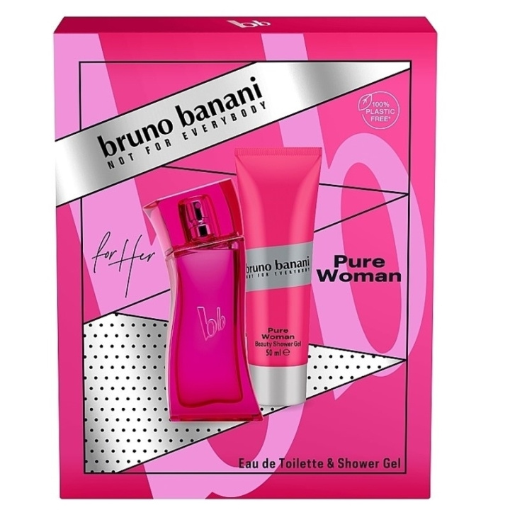 Bruno Banani Giftset Bruno Banani Pure Woman Edt 30ml + Shower Gel 50ml in the group BEAUTY & HEALTH / Gift sets / Gift sets for her at TP E-commerce Nordic AB (C65707)